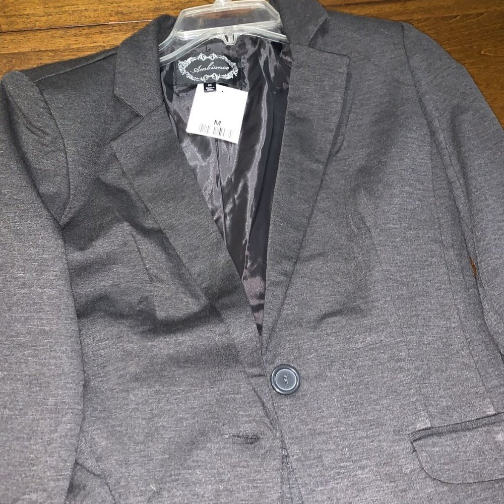 Forever 21 AMBIANCE YOUNG LADIES CHARCOAL blazer